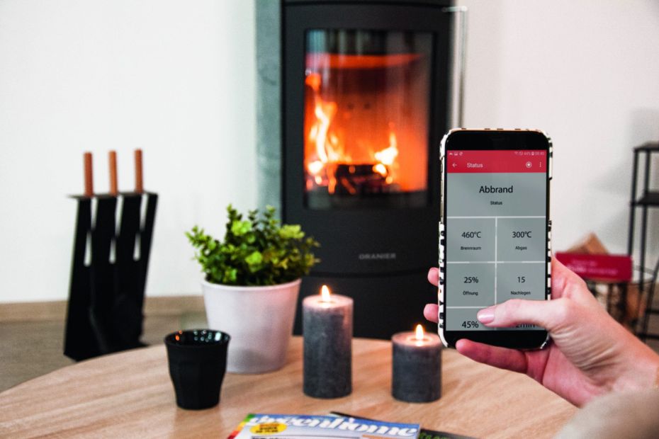 ORANIER Fireplace with conFlame App Control - Keep an Eye on the Flames and the Technology with Smart Digital Control.